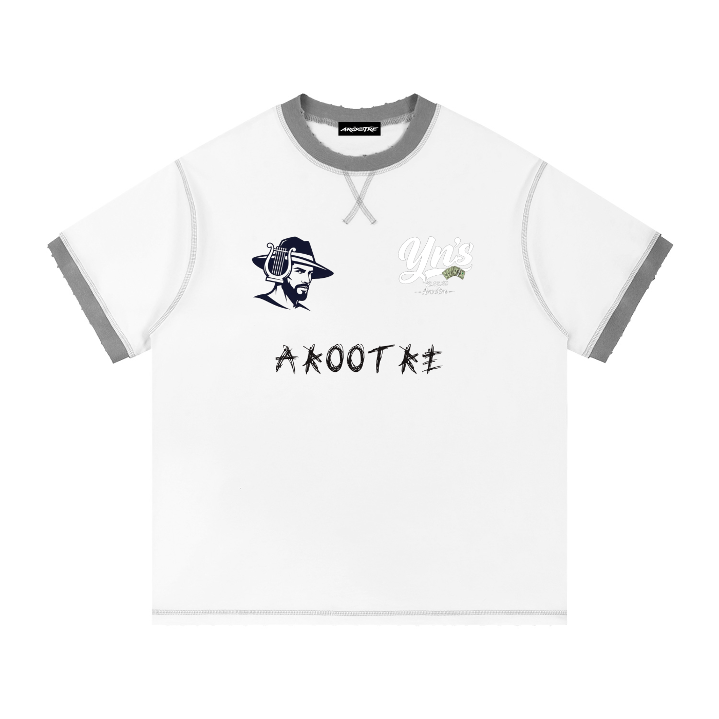 Contrast-Stitched Cotton T-Shirt