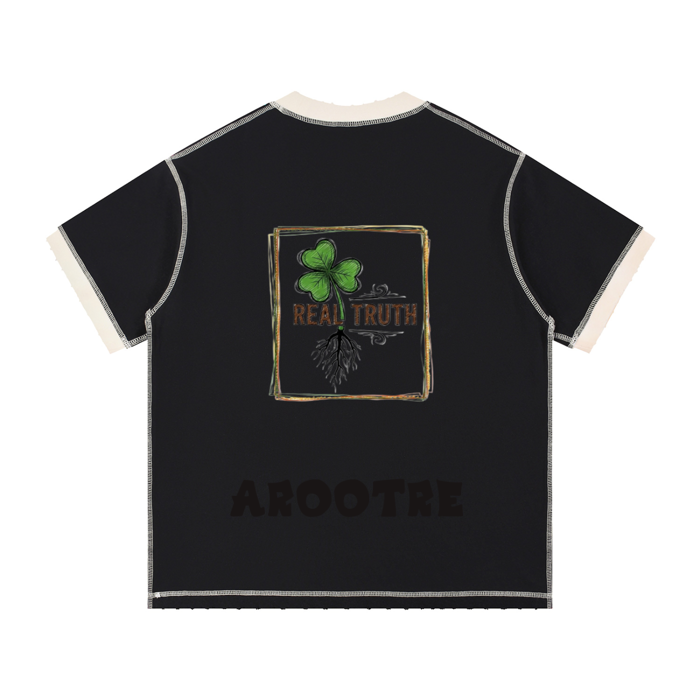 Contrast-Stitched Cotton T-Shirt