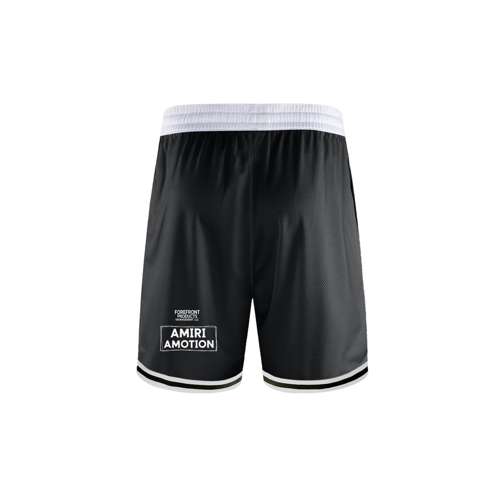Classic Stripe Trim Basketball Shorts