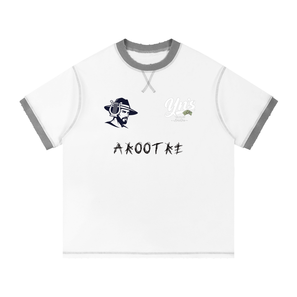 Contrast-Stitched Cotton T-Shirt