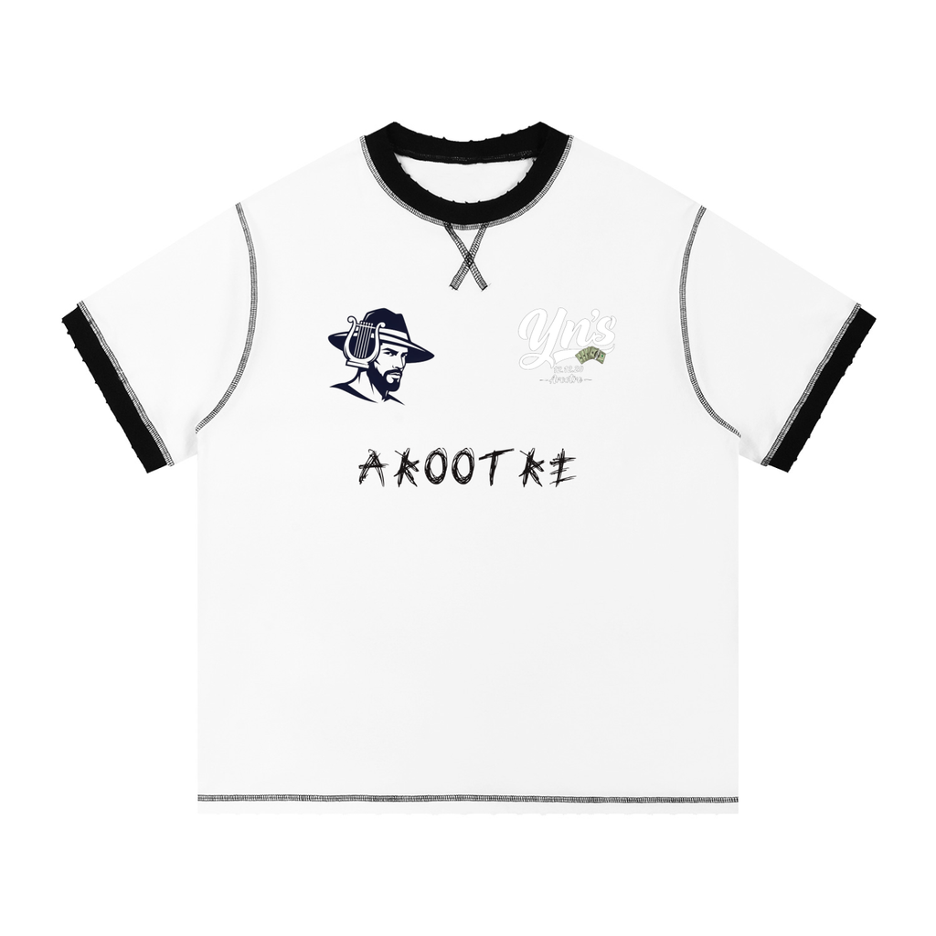 Contrast-Stitched Cotton T-Shirt