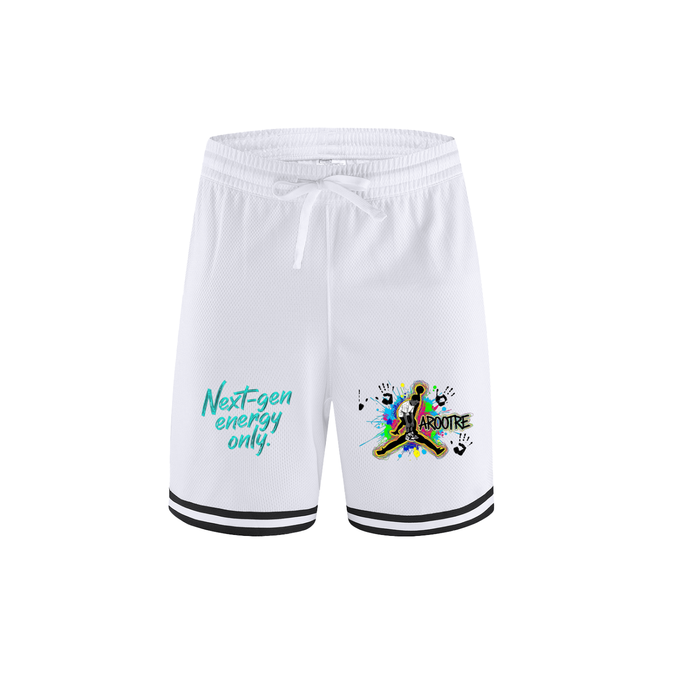 Classic Stripe Trim Basketball Shorts