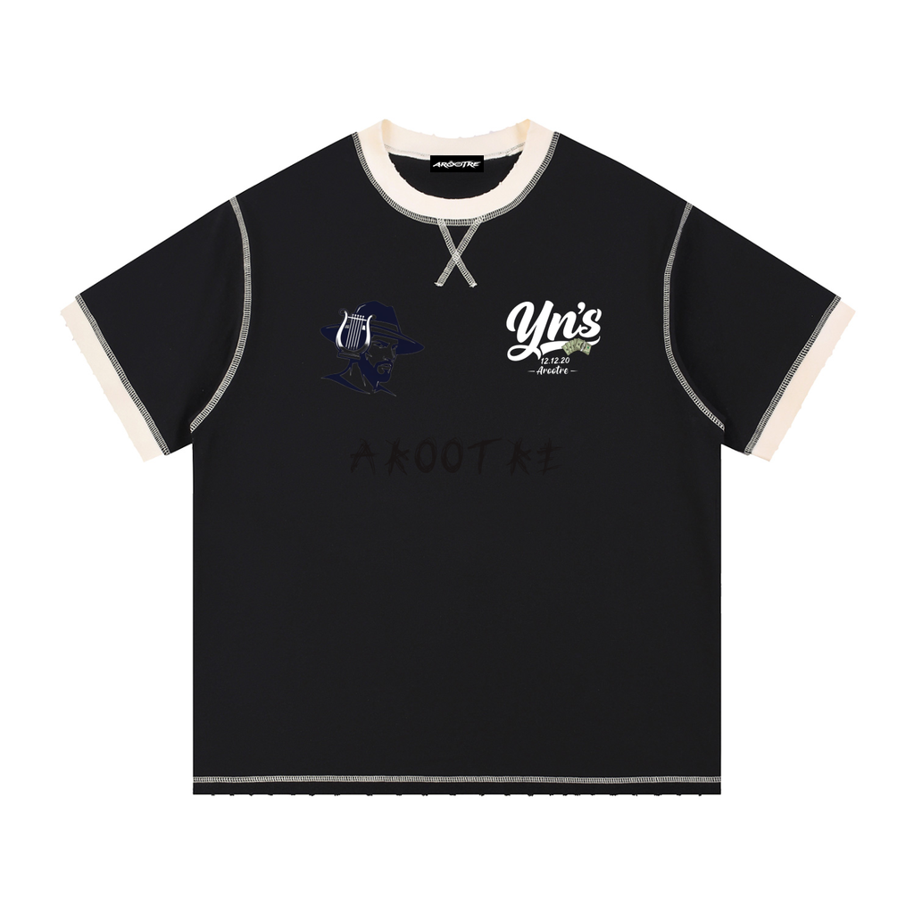 Contrast-Stitched Cotton T-Shirt