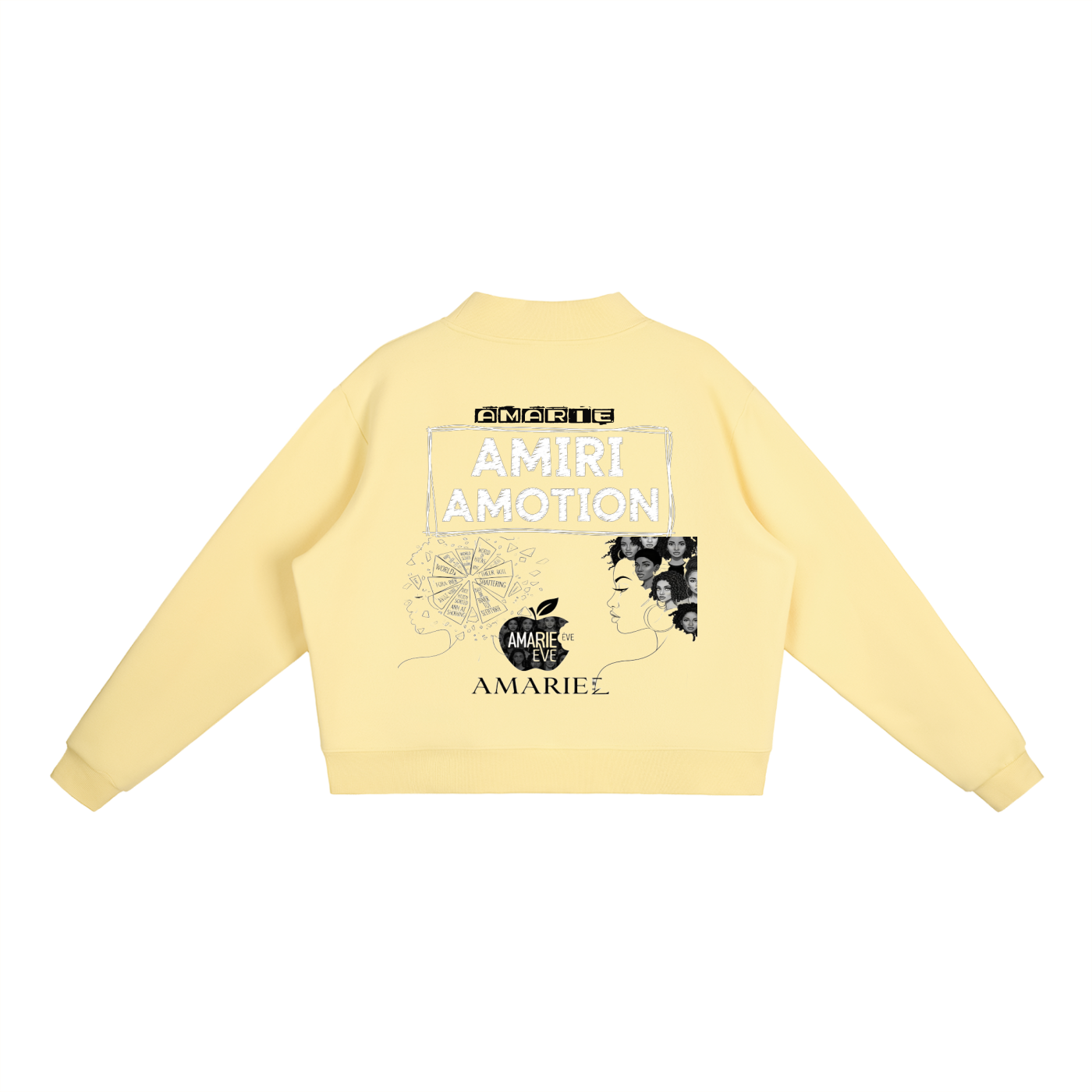 Essential Fleece Mock-Neck Crew Sweatshirt